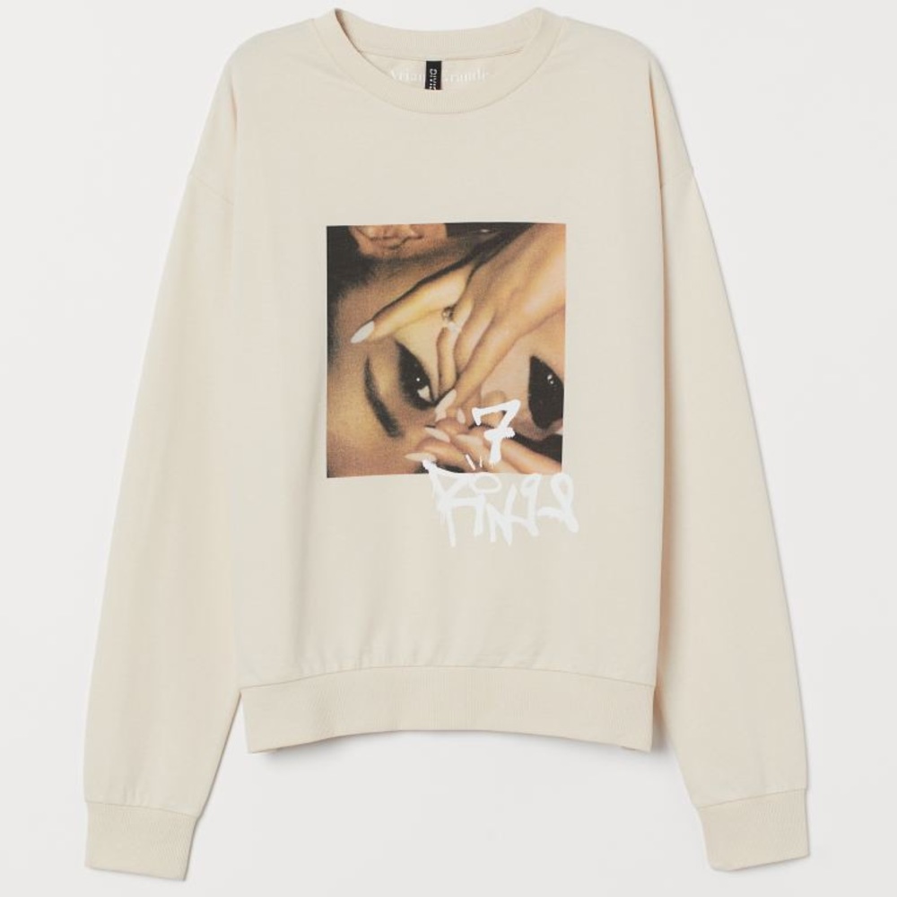 🎀H&M Divided Ariana Grande 7 Rings Sweatshirt sweater thank u next